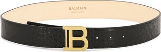 B Plaque Buckle Belt