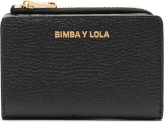 Bimba y Lola Logo-Lettering Leather Wallet