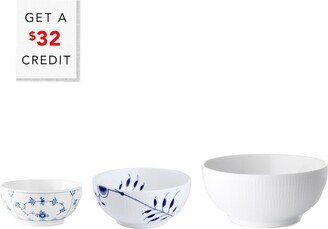 Gifts With History Set Of 3 Small Bowls With $32 Credit-AA