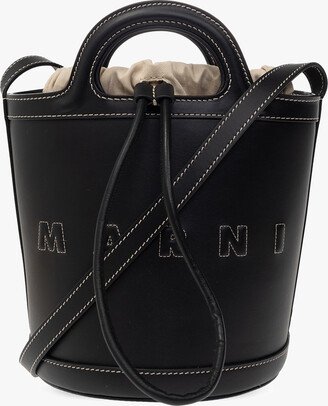 ‘Tropicalia Small’ Bucket Bag - Black