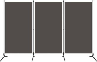 3-Panel Room Divider Anthracite 102.4x70.9-AA