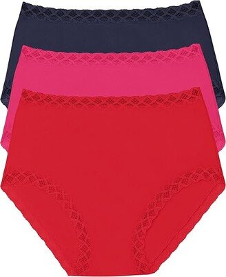 Bliss Full Brief 3-Pack (Twilight/BrightGT Blush/Poinsettia) Women's Underwear