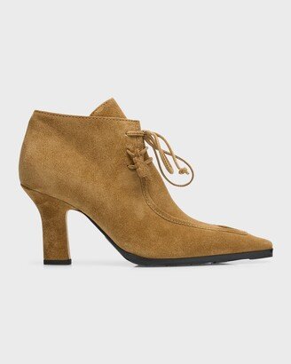Storm Suede Lace-Up Booties