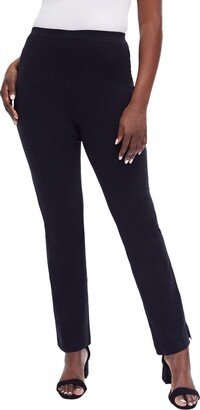 Jessica London Jeica London Women' Plu Size Straight Legging, 1X - Black