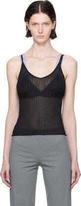 Black V-Neck Camisole-AA