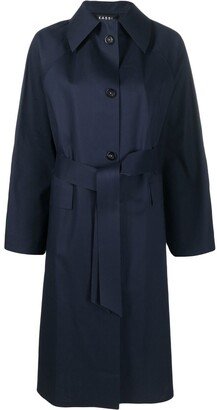 Tied-Waist Trench Coat