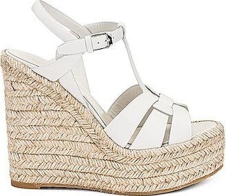 Tribute Espadrille Wedge in Cream