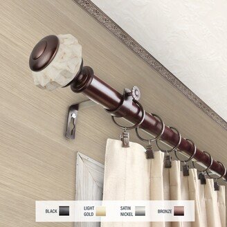 InStyleDesign Allison 1 inch Diameter Adjustable Curtain Rod