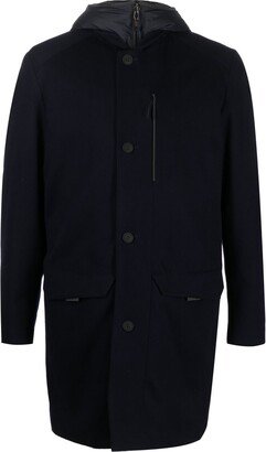 Double-Layer Button-Up Coat