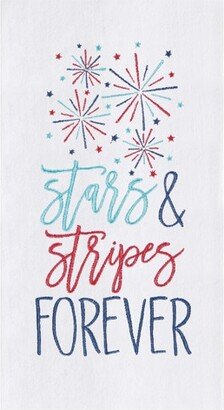 Stars & Stripes Forever July 4th Cotton Flour Sack Kitchen Towel