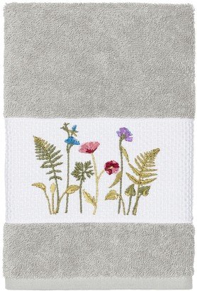 Serenity Embellished Hand Towel - Light Grey