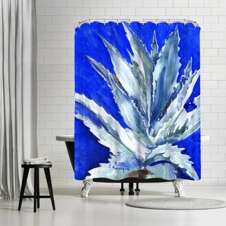 71 x 74 Shower Curtain, Blue Agave Tequilla by Suren Nersisyan