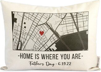 Dad Birthday Gift, Fathers Day, Custom Street Map Pillows, Unique Gift For Parents, Ideas From Kids Or Siblings, Saying Can Change