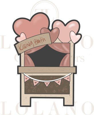 Kissing Booth Cookie Cutter