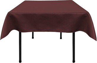 Polyester Bridal Satin Table Tablecloth | Burgundy,, Choose