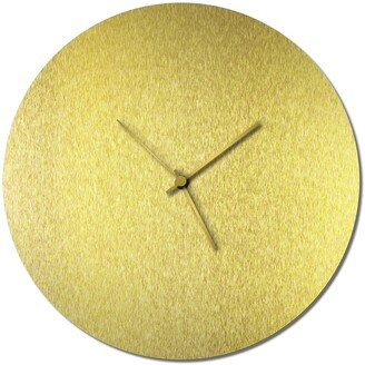 Adam Schwoeppe 'Goldsmith Circle Clock' Midcentury Modern Wall Clock