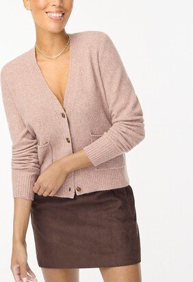 Women's V-Neck Cardigan Sweater In Extra-Soft Yarn