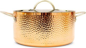 9.5-Inch Tri-Ply Copper Stainless Steel Covered Dutch Oven