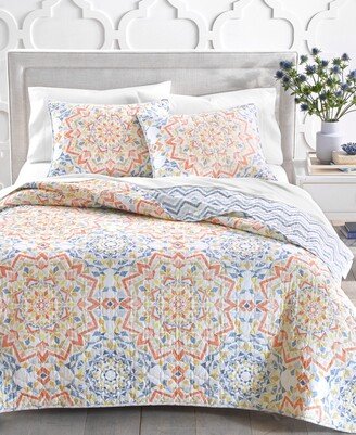 Mojave Medallion Cotton Quilt, Twin, Created for Macy's