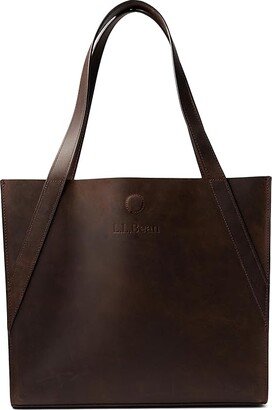 Stonington Full Grain Leather Tote Bag (Dark Barley) Tote Handbags