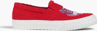 K-Skate embroidered terry sneakers