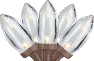 Northlight Set of 25 Warm White Led C9 Christmas Lights - Brown Wire