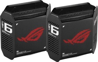 Asus GT6-b-2-pk Tri-b& Wi-Fi 6 Gaming with Mesh Wi-Fi System, Covers up to 5,800 Sq ft., 2.5 Gbps port -Triple-level Game Acceleration, Black - Pack o