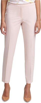 Petites Womens Office Tapered Ankle Pants