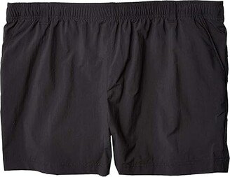 Plus Size Backcast Water Shorts (Black) Women's Swimwear