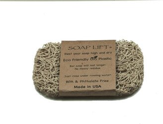 SOAP LIFT 9471160 0.25 x 4.5 x 3 in. Bio Plastic Bar Soap Saver - Bone