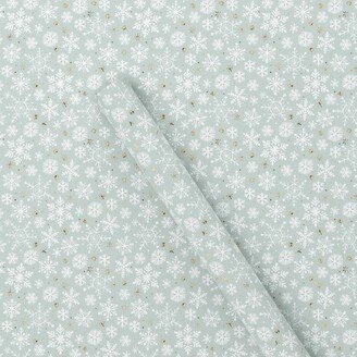 20 sq ft Snowflake Christmas Gift Wrap Mint - Wondershop™