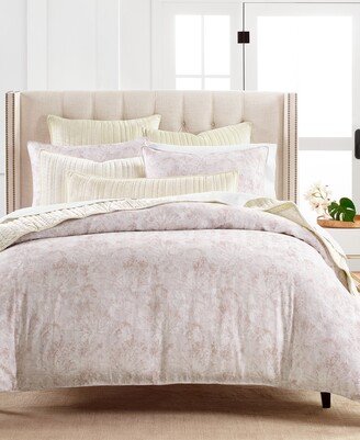 Imprinted Leaves 3-Pc. Comforter Set, Full/Queen, Created for Macy's