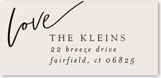 Address Labels: Elegant Showcase Address Label, Grey, Address Label, Matte