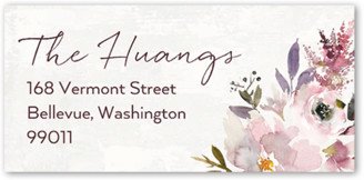 Wedding Address Labels: Painted Promise Address Label, Purple, Address Label, Matte