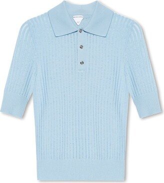 Ribbed Polo Shirt