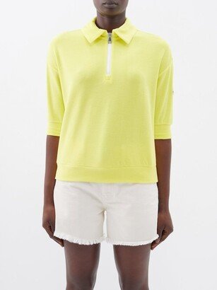 Half-zip Cotton-terry Polo Shirt