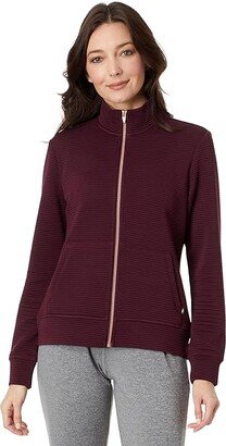 The Hoodless Hoodie Go Walk Everywhere Jacket (Purple) Women's Sweatshirt