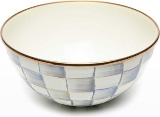 Sterling Check Enamel Everyday Bowl, Small