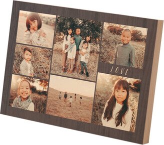 Wooden Plaques: Picture Gallery Collage Of Seven Wooden Plaque, 5X7, Multicolor