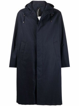 WOLFSON hooded raincoat