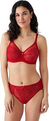 Retro Chic Full-Busted Underwire Bra 855186 (Barbados Cherry 1) Women's Bra