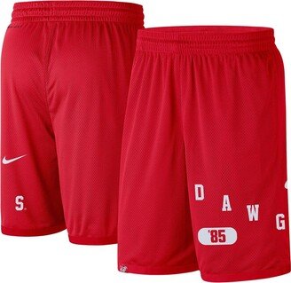 Men's Red Georgia Bulldogs Wordmark Performance Shorts