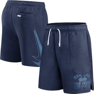 Men's Navy New York Yankees Statement Ball Game Shorts