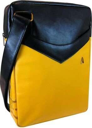 Crowded Coop, LLC Star Trek The Original Series Laptop Bag Gold Uniform