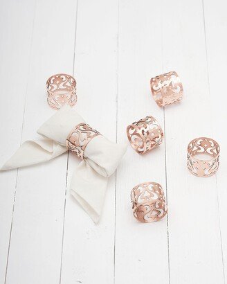 Coppermill Kitchen Vintage Inspired Napkin Rings, Set of 4