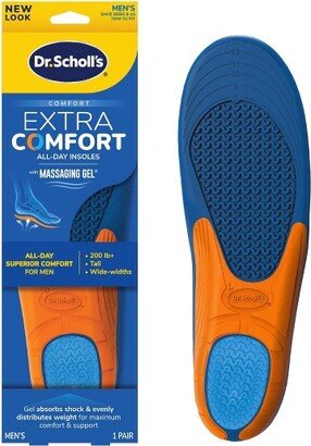 Extra Comfort All-Day Men's Trim To Fit Insoles - 1pair - Size (8-14)