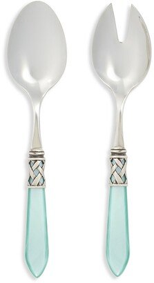 Aladdin Antique Aqua 2-Piece Salad Server Set