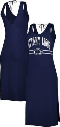 Women's G-iii 4Her by Carl Banks Navy Penn State Nittany Lions Training V-Neck Maxi Dress