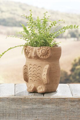 Women's Marisol Terracotta Owl Planter