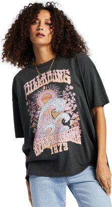 Juniors' Stay Sunshine Oversized T-Shirt